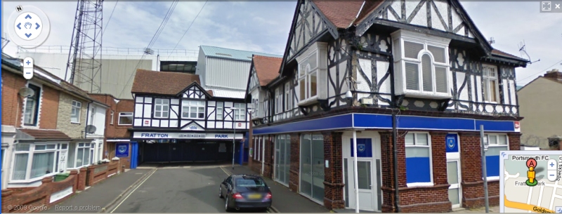 Fratton Park - Google Maps Street View