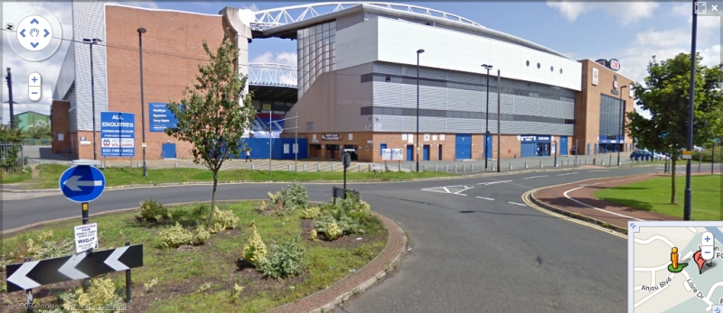 The JJB Stadium - Google Maps Street View
