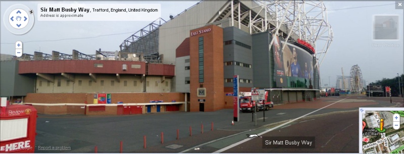 Old Trafford - Google Maps Street View