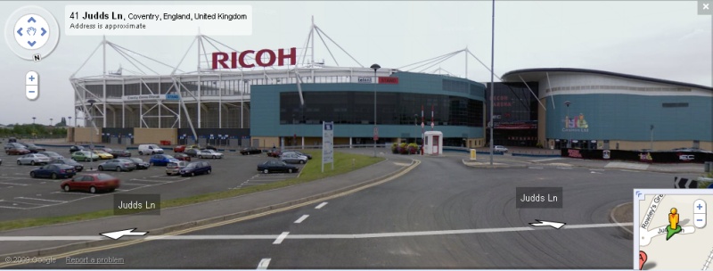 The Ricoh Arena - Google Maps Street View