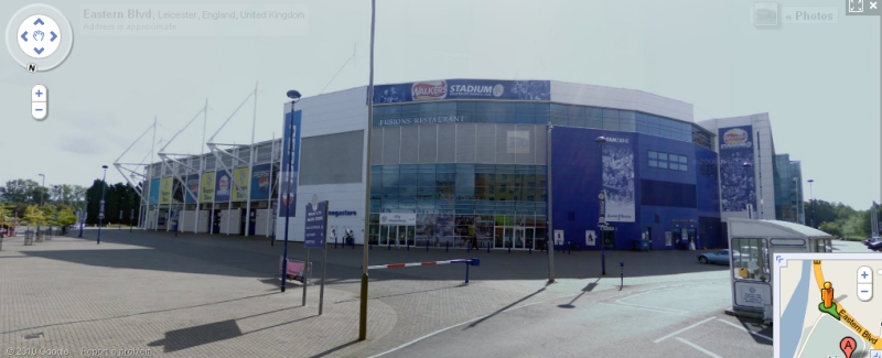 The Walkers Stadium - Google Maps Street View